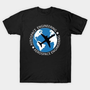 aerospace engineering airplane engineer aeronautical T-Shirt